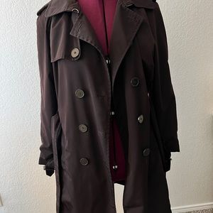 London Fog Rain Coat in Brown